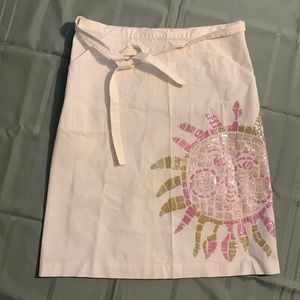 Lilly Pulitzer wrap skirt with pockets